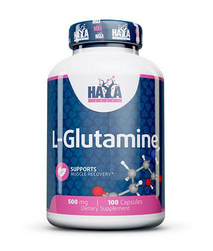 Haya Labs L-Glutamine 100 kaps. (L-Glutaminas) - fiTT
