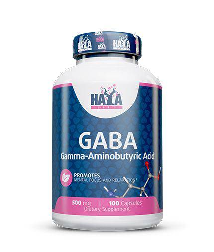 Haya Labs GABA 100 kaps. (Gaba-amino sviesto rūgštis) - fiTT