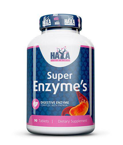Haya Labs Super Enzyme Complex (Virškinimo fermentų kompleksas) 90 tab. - fiTT