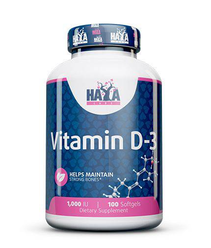 Haya Labs Vitamin D-3 (1000 IU) 100 kaps. - fiTT