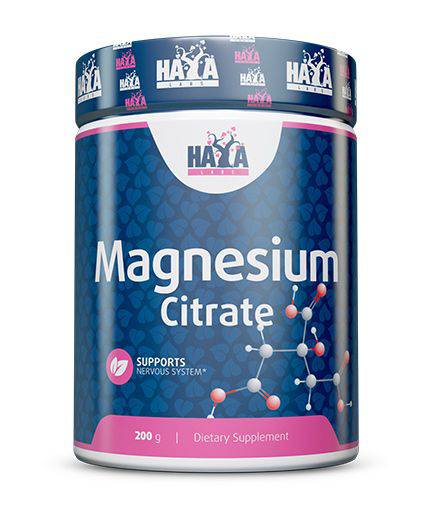Haya Labs Magnesium Citrate 200 g. (Magnio citratas) - fiTT