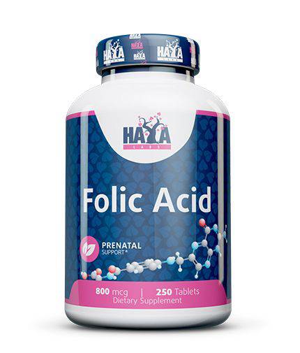 Haya Labs Folic Acid (folio rūgštis) 250 tab. - fiTT