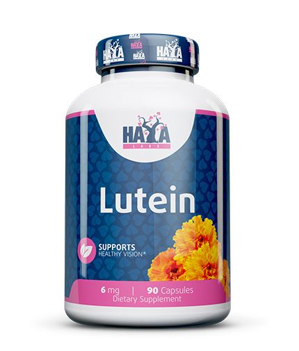 Haya Labs Lutein 90 kaps. (Liuteinas, serentis stambiažiedis) - fiTT
