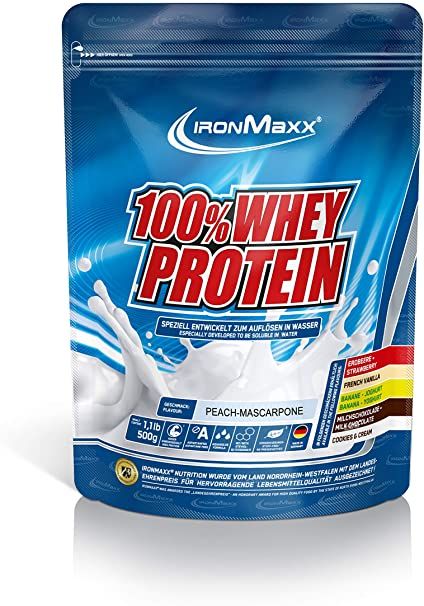 IronMaxx 100% Whey Protein, 500 g - fiTT