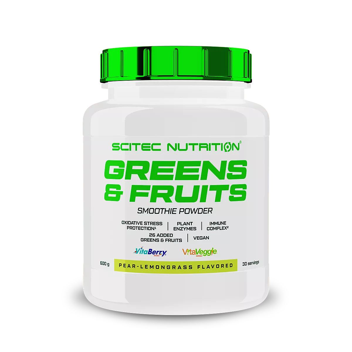 Scitec Greens & Fruits (žalumynų mišinys) 600 g. - fiTT