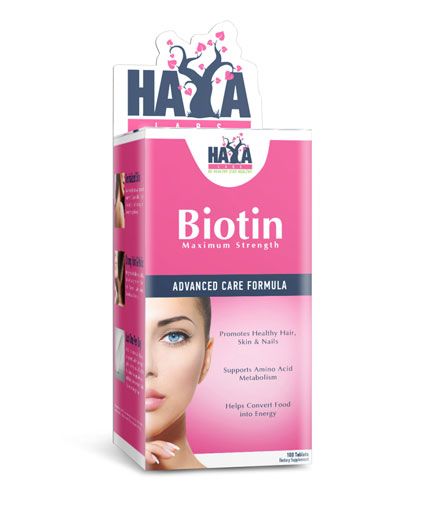 Haya Labs Biotin (biotinas) 100 tabl. - fiTT