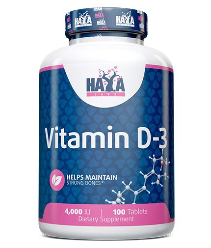 Haya Labs Vitamin D-3 (4000 IU) 100 tabl. - fiTT