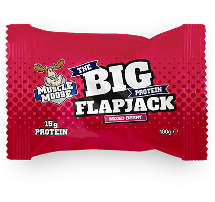 Muscle Moose The Big Protein Flapjack (avižinis batonėlis) 100 g.