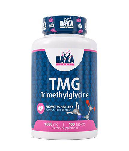 Haya Labs TMG (Trimetilglicinas (bevand. betainas)) 100 tabl.