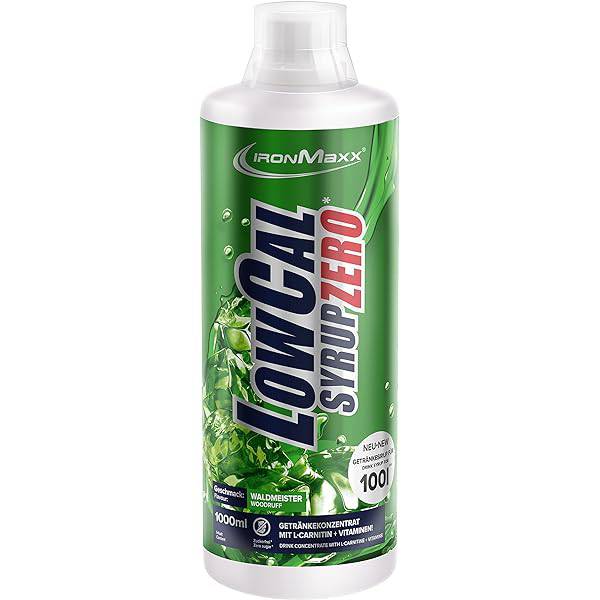 IronMaxx LowCal Syrup Zero Drink 1000 ml. - fiTT