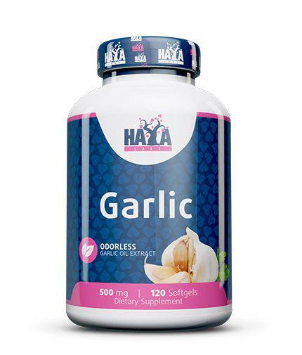 Haya Labs Odorless Garlic (Bekvapis česnakas) 120 kaps. - fiTT