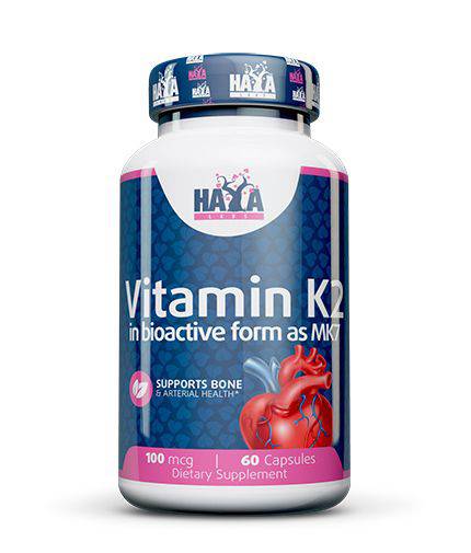 Haya Labs Vitamin K2-Mk7 60 kaps. (Vitaminas K2) - fiTT