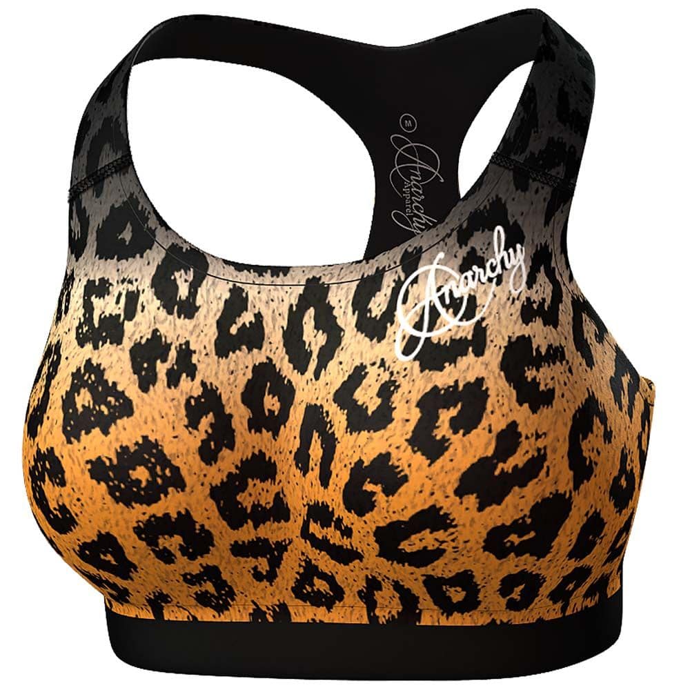 Anarchy Ocelot Sports Bra (gray/orange)