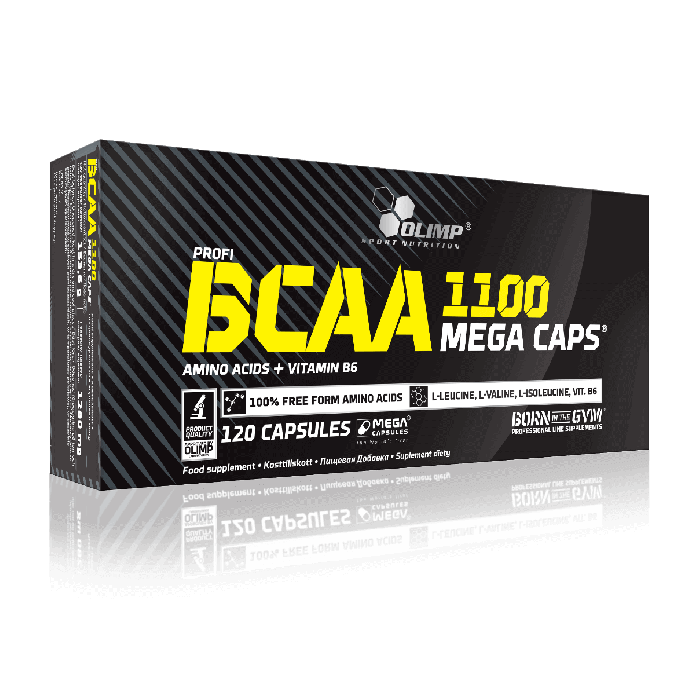 Olimp BCAA Mega Caps 1100 120 kaps. - fiTT