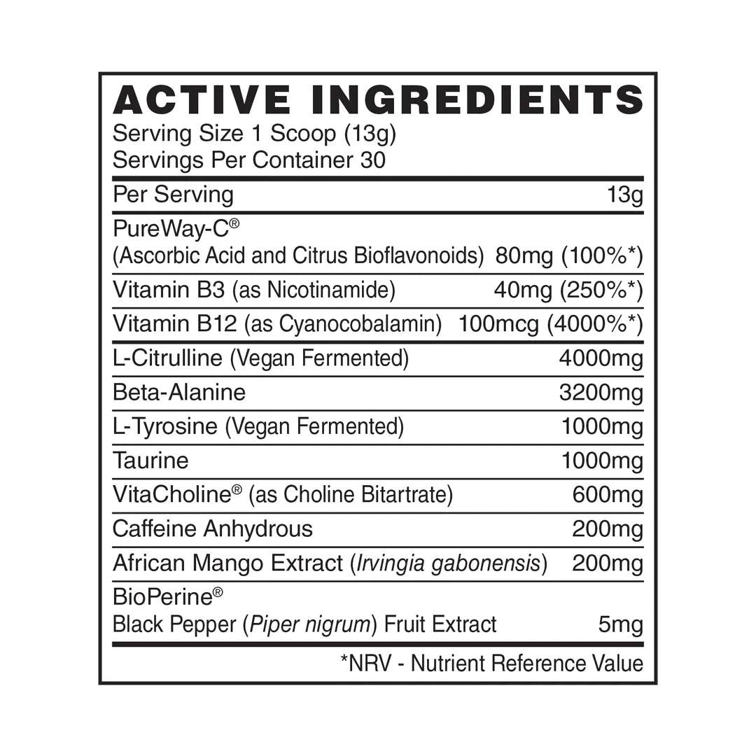 Naughty Boy Energy Pre-Workout 390 g.