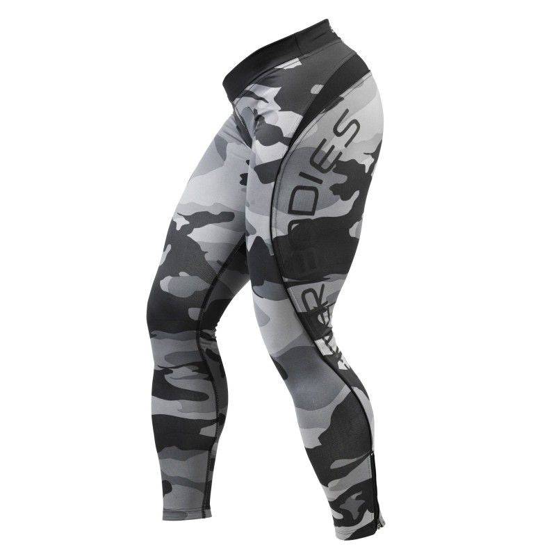 Better Bodies Camo Long Tights (Grey) - fiTT