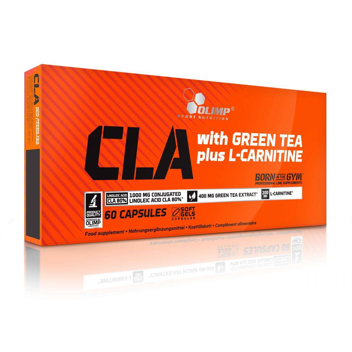 Olimp CLA & Green Tea + L-Carnitine 60 kaps. - fiTT