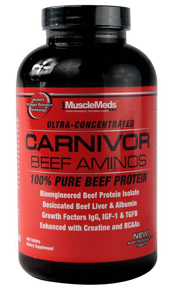 MuscleMeds Carnivor Beef Aminos 300 tab. - fiTT