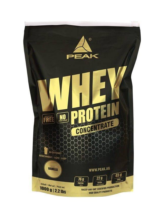 Peak Whey Protein Concentrate 1000 g. - fiTT