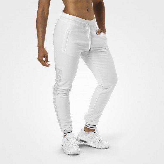 Better Bodies Madison Sweat Pants (White) - fiTT