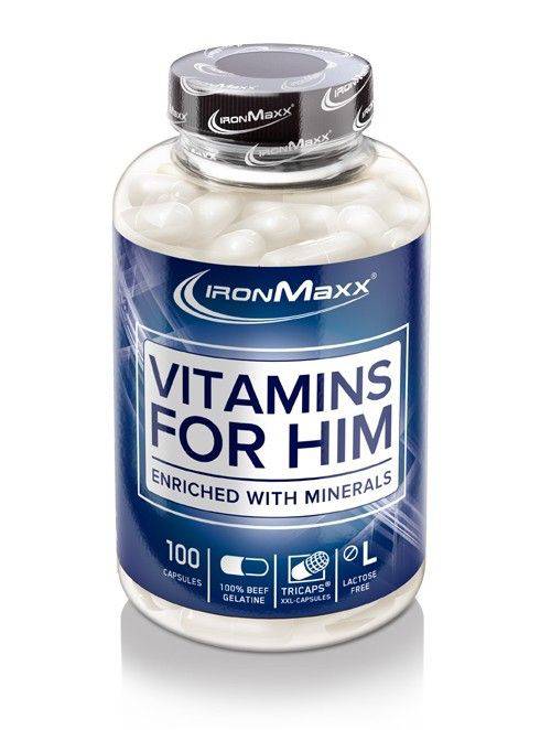 IronMaxx Vitamins For Him 100 kaps. - fiTT