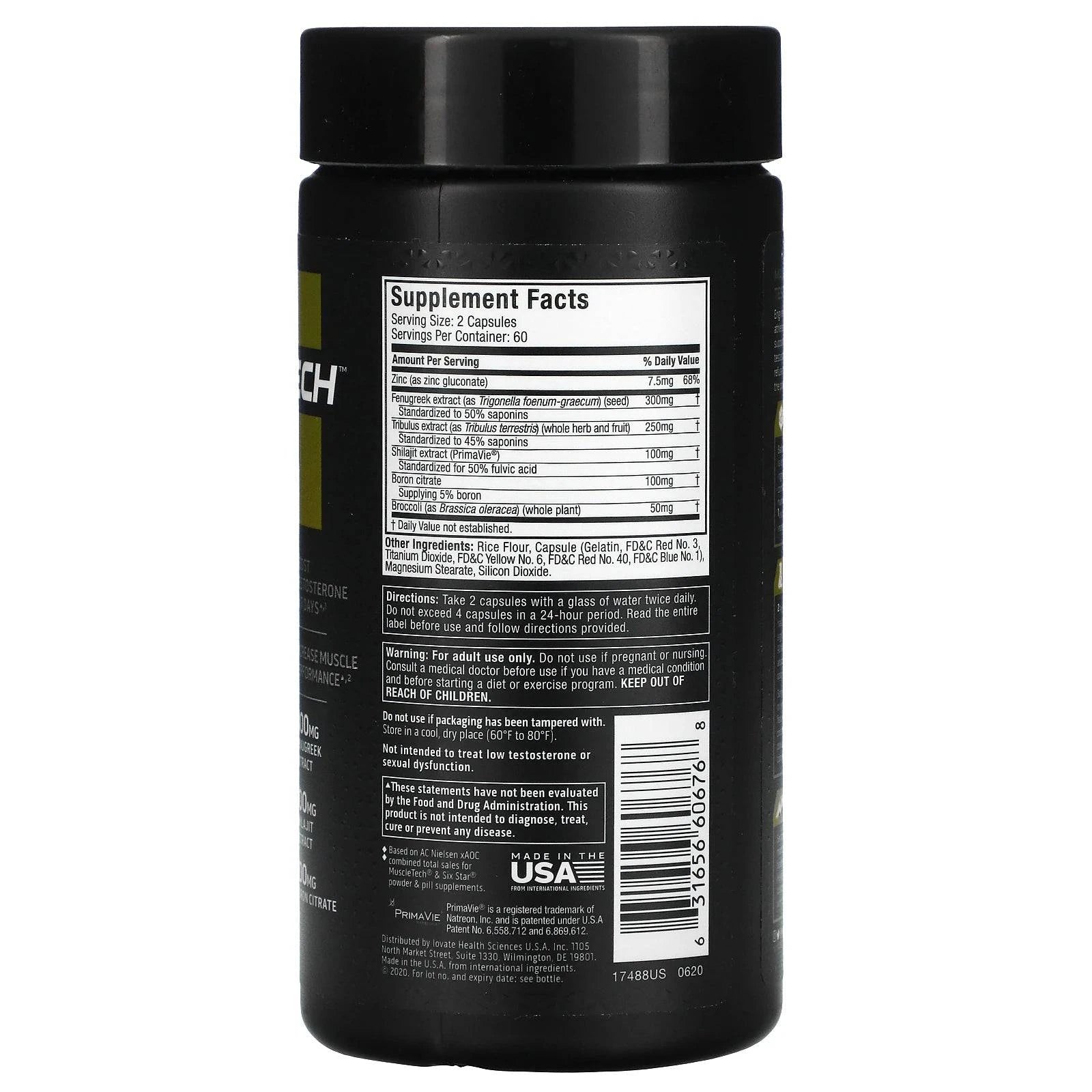 Muscletech Alpha Test 120 kaps.