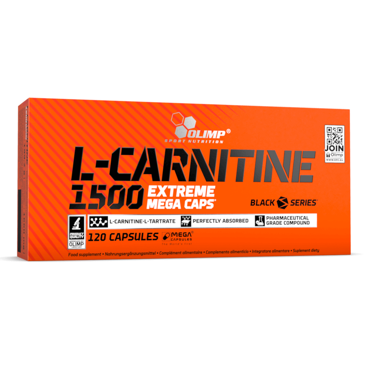 Olimp L-carnitine 1500 Extreme Mega Caps 120 kaps. - fiTT
