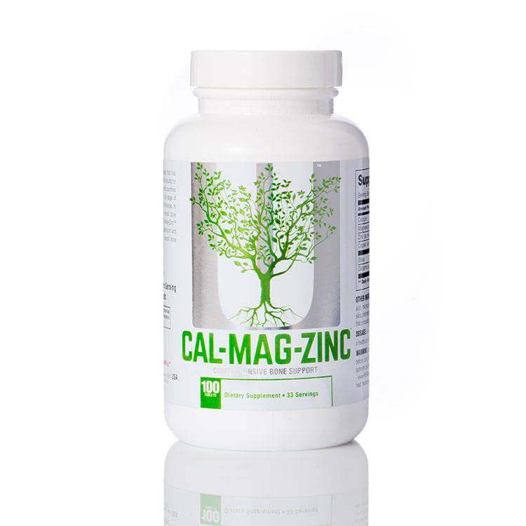 Universal Nutrition Calcium Zinc Magnesium 100 tab. - fiTT