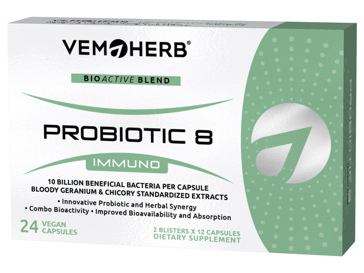 VemoHerb Probiotic 8+  24 kaps.