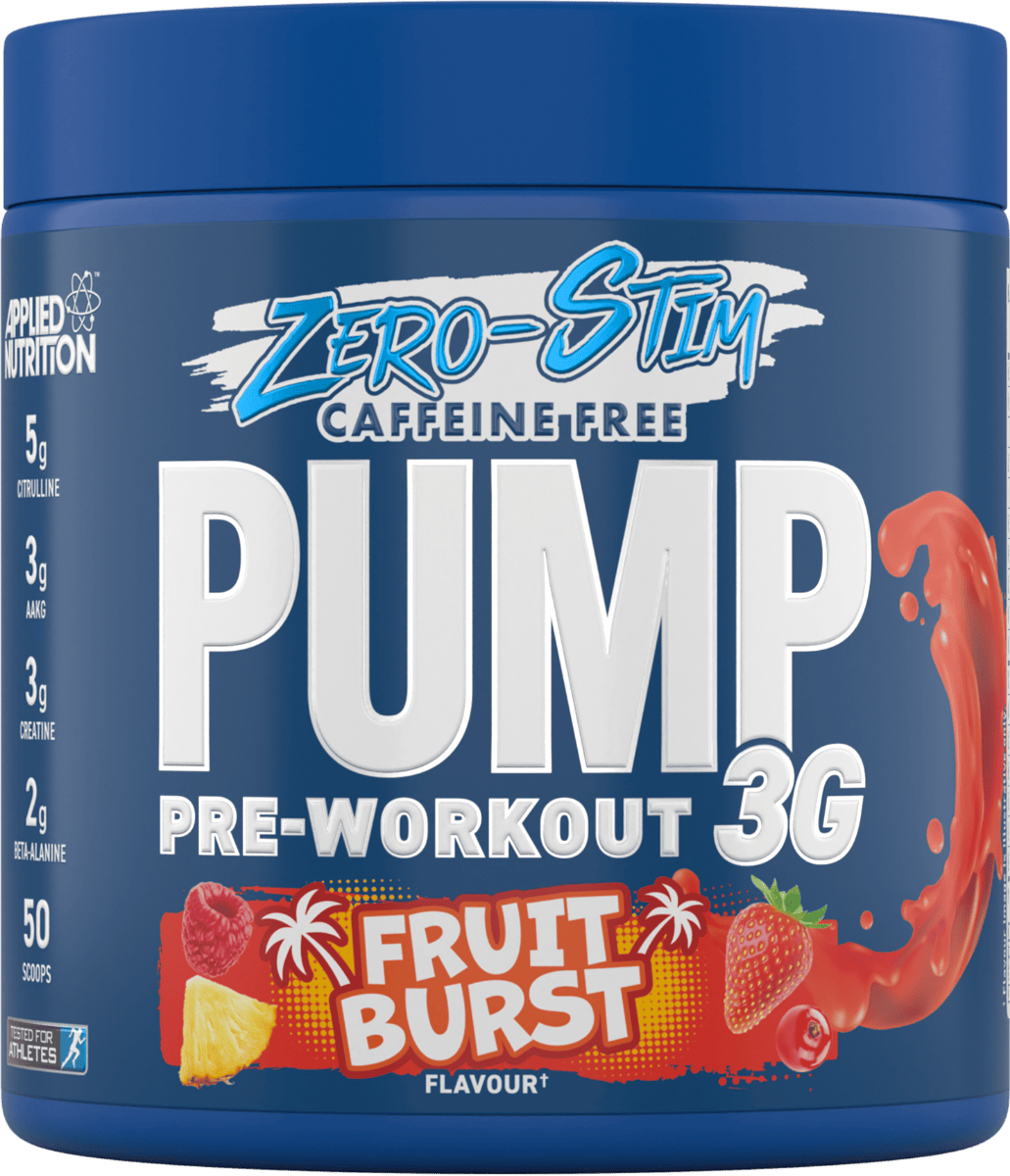 Applied Nutrition Pump 3G Zero Stim Caffeine Free Pre Workout 375 g.