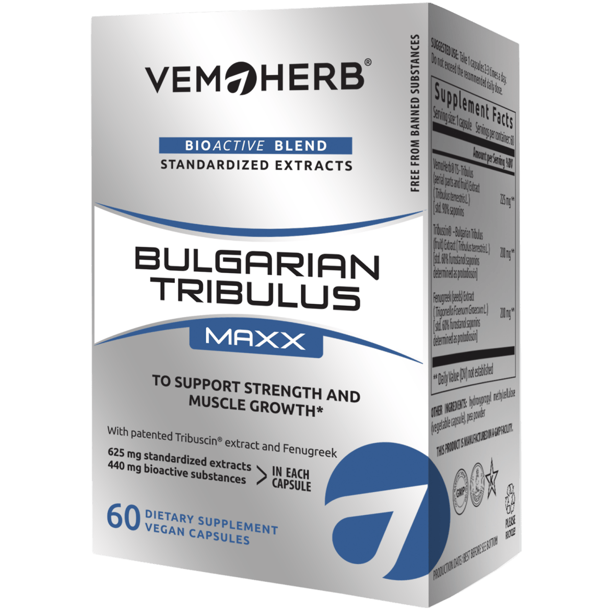 VemoHerb Bulgarian Tribulus Maxx 60 kaps.