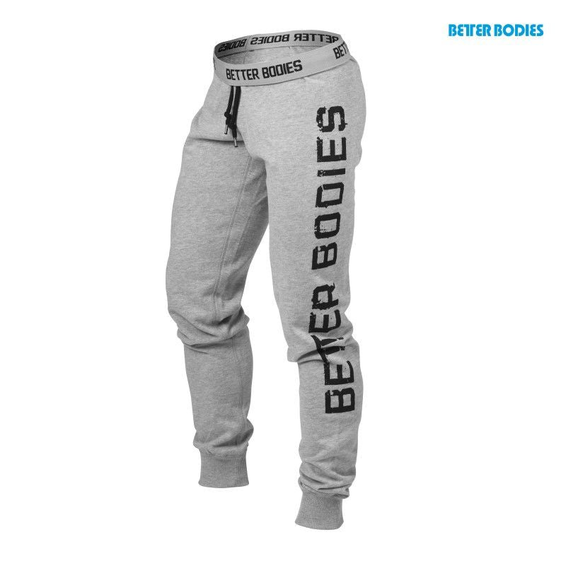 Better Bodies Slim Sweatpant (Grey/Melange) - fiTT