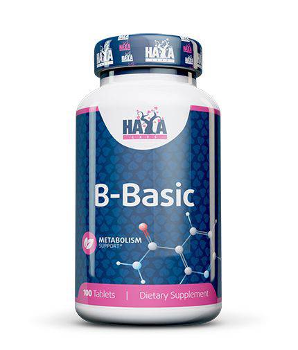 Haya Labs B-Basic (B vitaminų kompleksas) 100 tab. - fiTT