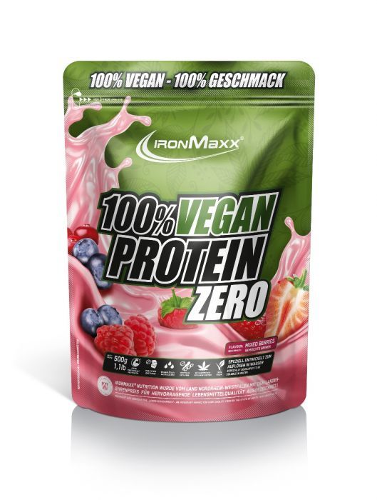 IronMaxx 100% Vegan Protein Zero 500 g. - fiTT
