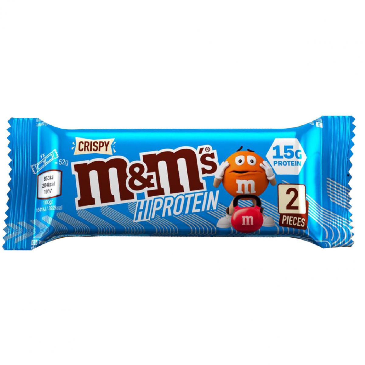Crispy M&M&#39;s Hi protein bar 52 g.