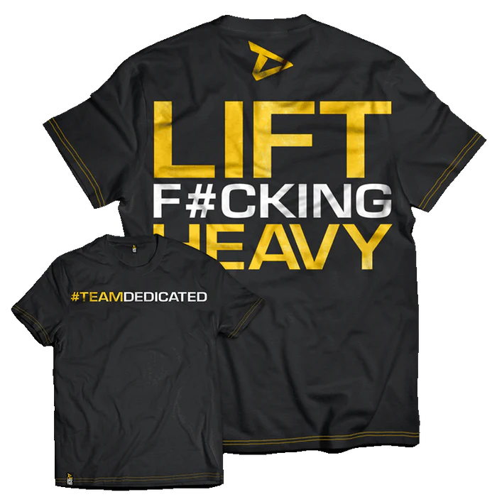 Dedicated Vyriški Marškinėliai &quot;LIFT HEAVY&quot;