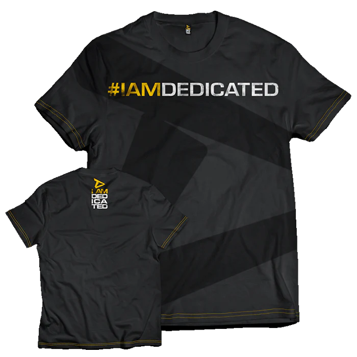 Dedicated Vyriški Marškinėliai &quot;BLACK D LOGO&quot;