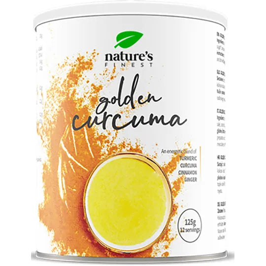 Nature&#39;s Finest gėrimo milteliai &quot;Curcuma Latte&quot;, ekologiški 125 g.