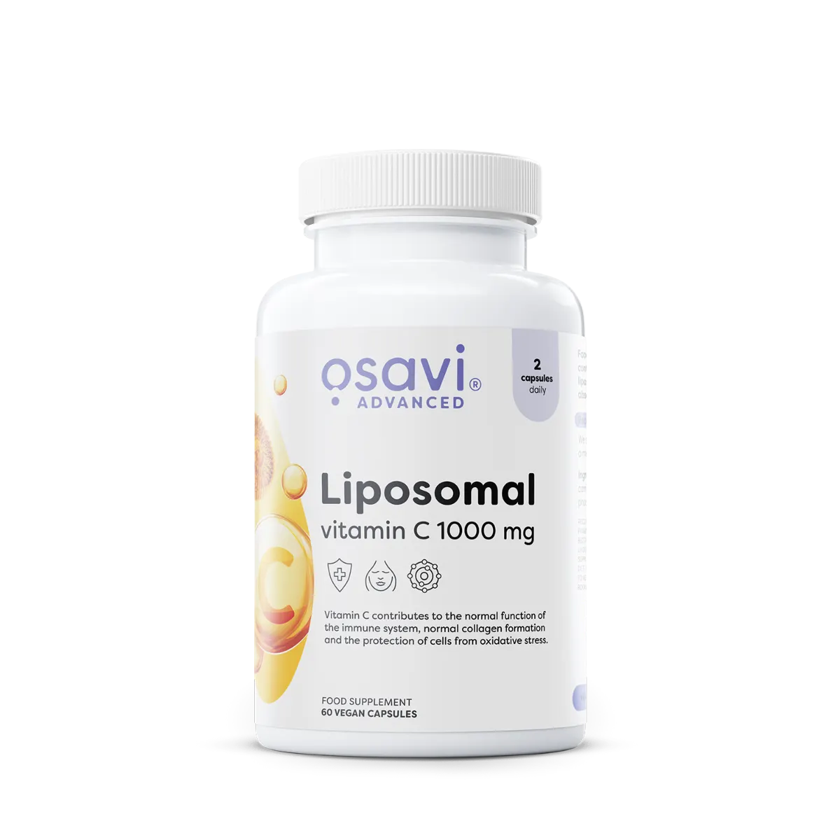 Osavi Liposomal Vitamin C 60 kaps. (liposominis vitaminas c)
