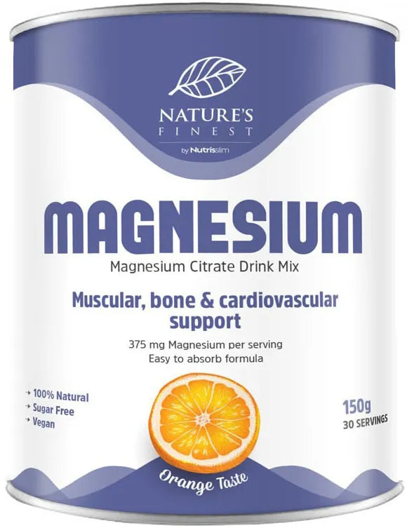 Nature&#39;s Finest magnio citratas 150 g.