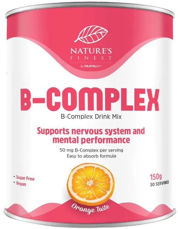 Nature&#39;s Finest Vitaminų B kompleksas 150 g.