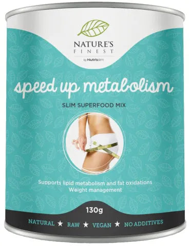 Nature&#39;s Finest Supermaisto mišinys „Speed Up Metabolism“ 130 g.