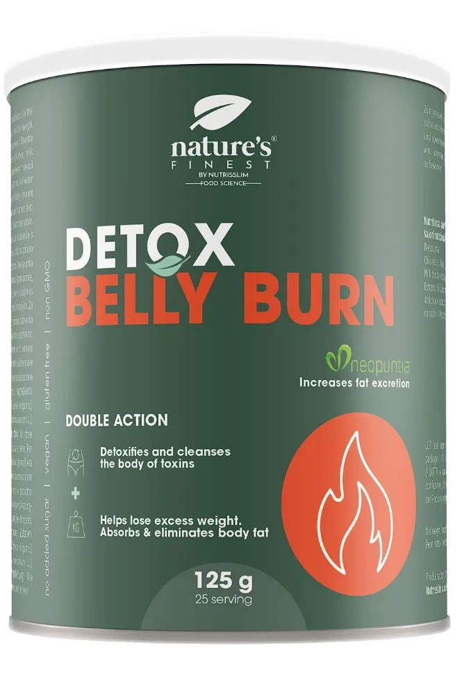 Nature&#39;s Finest Detox Belly Burn 125 g.